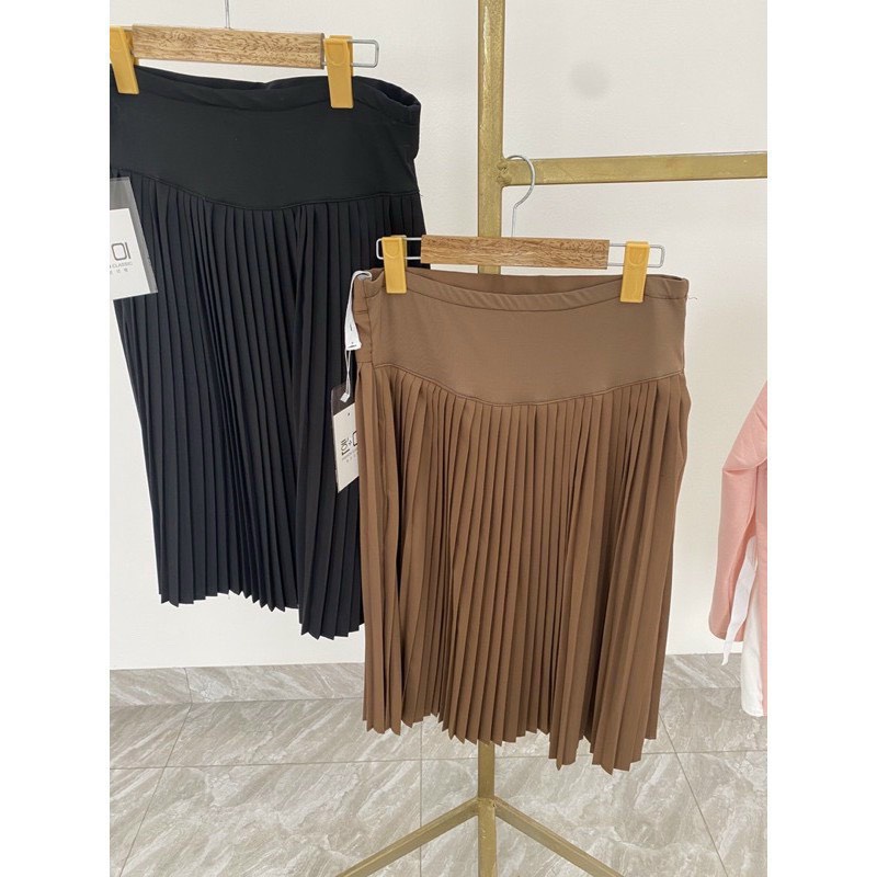 CHÂN VÁY BẦU DÀI - MẶC CẢ BẦU NHỎ BẦU TO XINH XINH