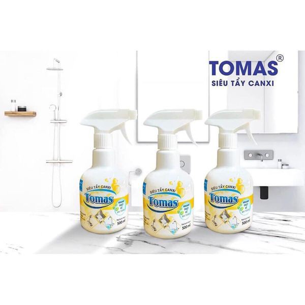 COMBO Chai Siêu tẩy dầu mỡ Tomas + Siêu tẩy cặn canxi Tomas - MITUHOME - Chuyên gia tẩy cặn canxi dầu mỡ