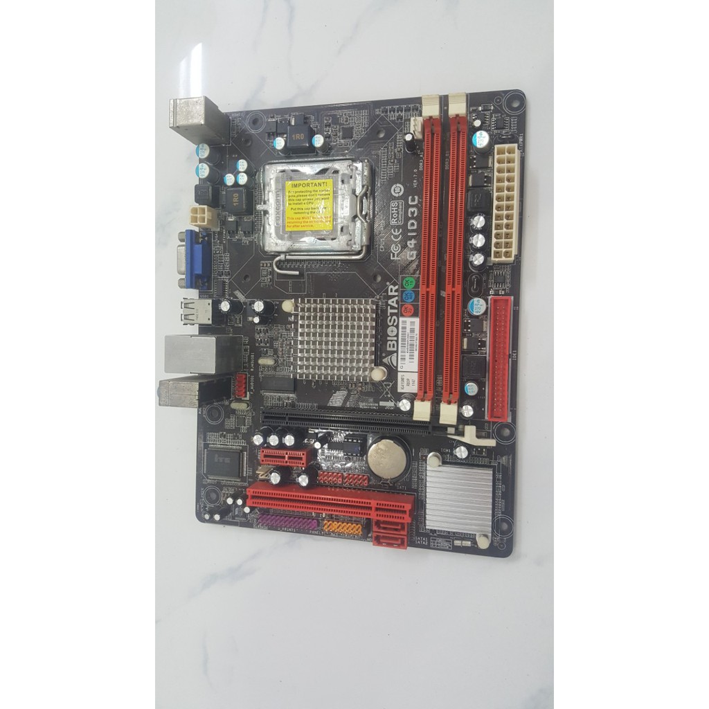 Mainboard Biostar G41D3C - Hàng Chính Hãng