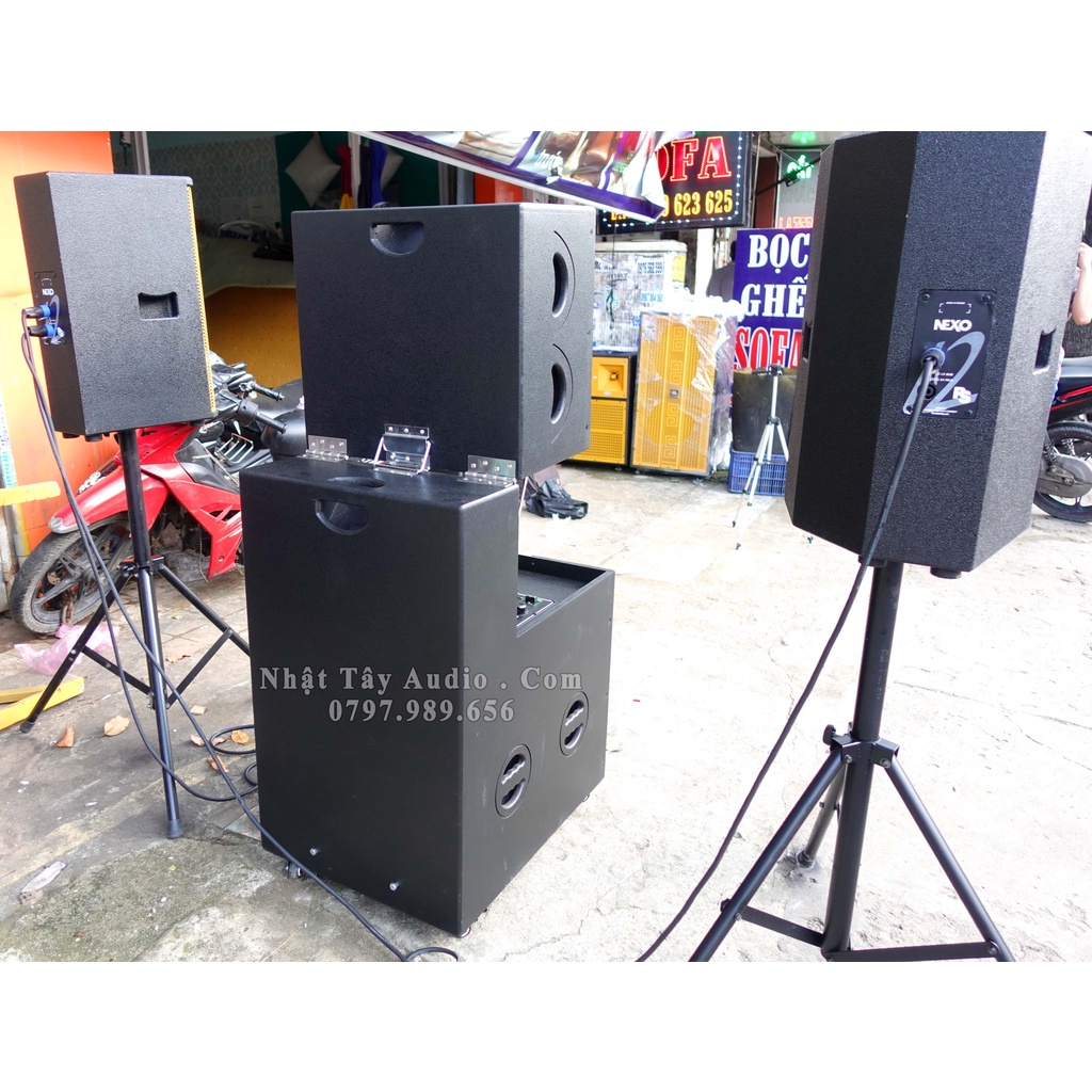 Dàn karaoke công suất lớn NT 1321, Combo trọn bộ dàn âm thanh karaoke gia đình mới và hay nhất, kết hợp với 2 loa full 3