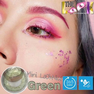 CONTACT LENS MÀU GREEN - XANH RÊU PHA MẬT ONG - TỰ NHIÊN - GIÃN NHẸ - 0 ĐỘ