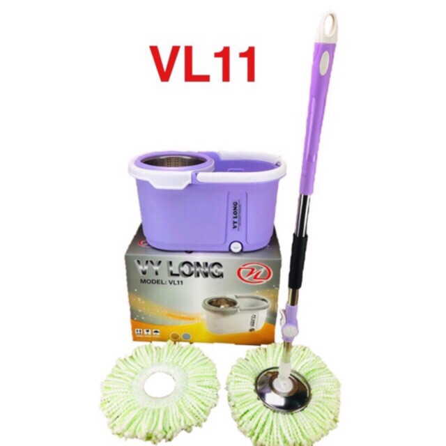 BỘ LAU NHÀ 360 RỔ RỜI CÂY VẮT ÊM NHẸ