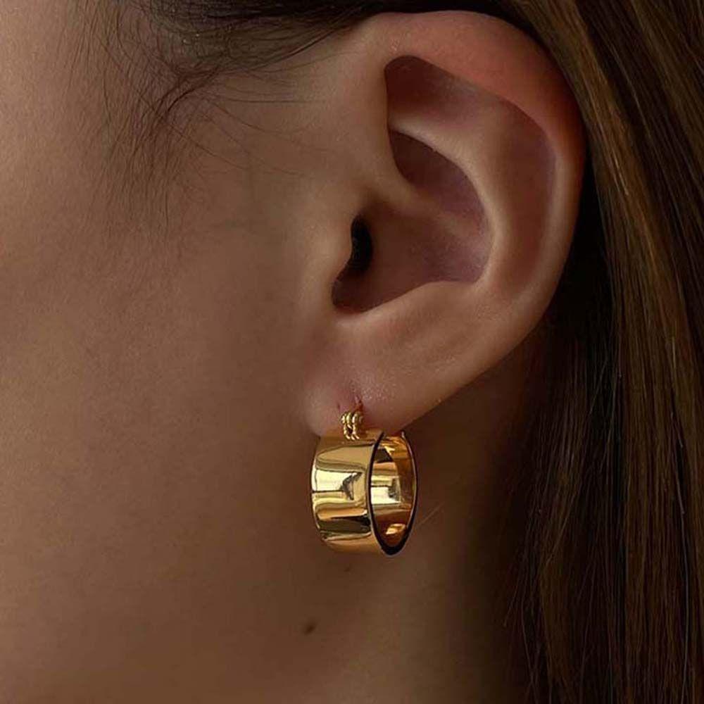 Bông Tai Tròn Thời Trang Cá Tính|Hoa Tai Dạng Vòng Tròn Nhiều Màu Sắc Thời Trang Cho Nữ