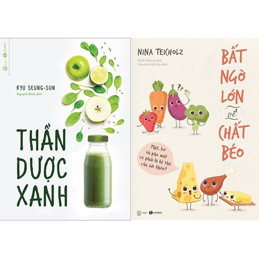 Sách xịn - Combo Thần Dược Xanh + Bất Ngờ Lớn Về Chất Béo - Thái Hà Books