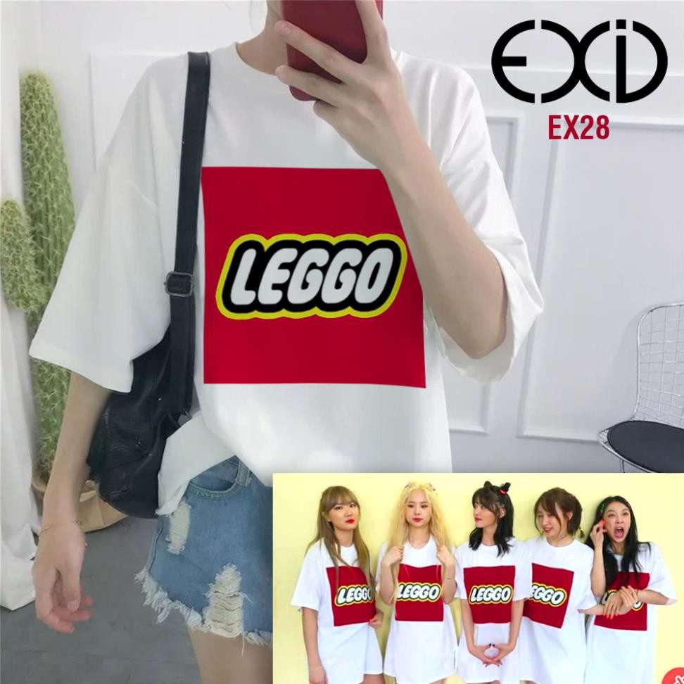 SALE- Áo thun nam nữ Kpop EXID - LEGGO Showcase WE ARE Crazytee - áo siêu HOT