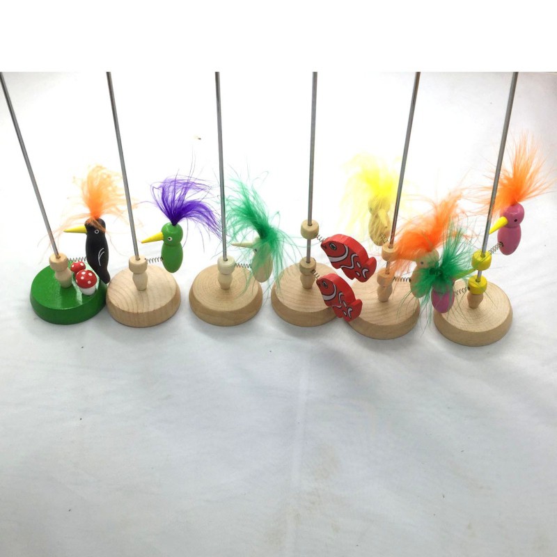 Mô hình chim gõ kiến bằng gỗ dùng tạo thí nghiệm hỗ trợ dạy học cho các bé