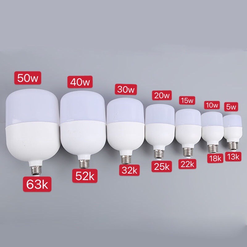 Bóng đèn led 10w 15w 20w 30w 40w 50w , bóng led 20w giá sỉ TPHCM,Led Bulb giá sỉ TPHCM, Vua bóng led