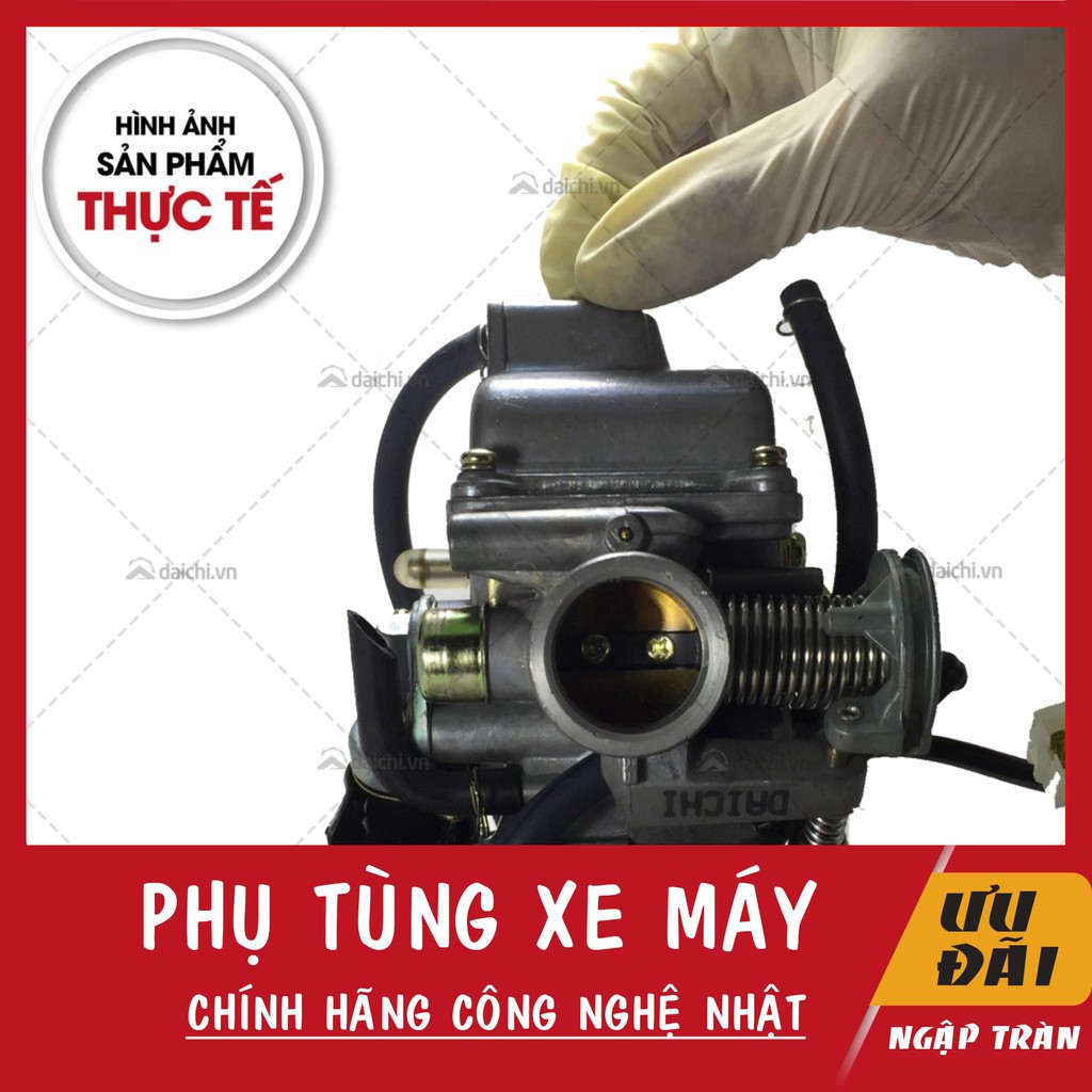 Chế hòa khí Spacy 125CC Nhật xịn chính hiệu Daichi