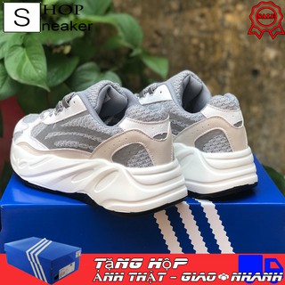 [Sale] Giày YZ Static Trắng Phản Quang Size Nam Nữ