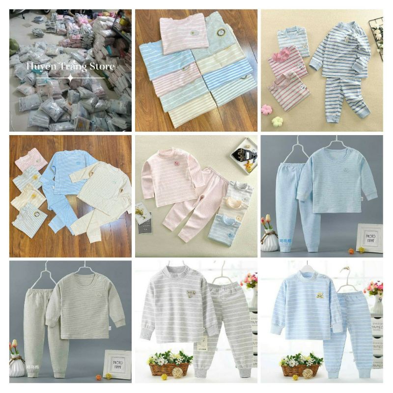 Bộ cotton quảng châu xuất cho bé