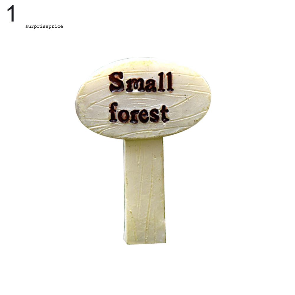 Phụ kiện bảng tên nhà mini cho trang trí tiểu cảnh DIY