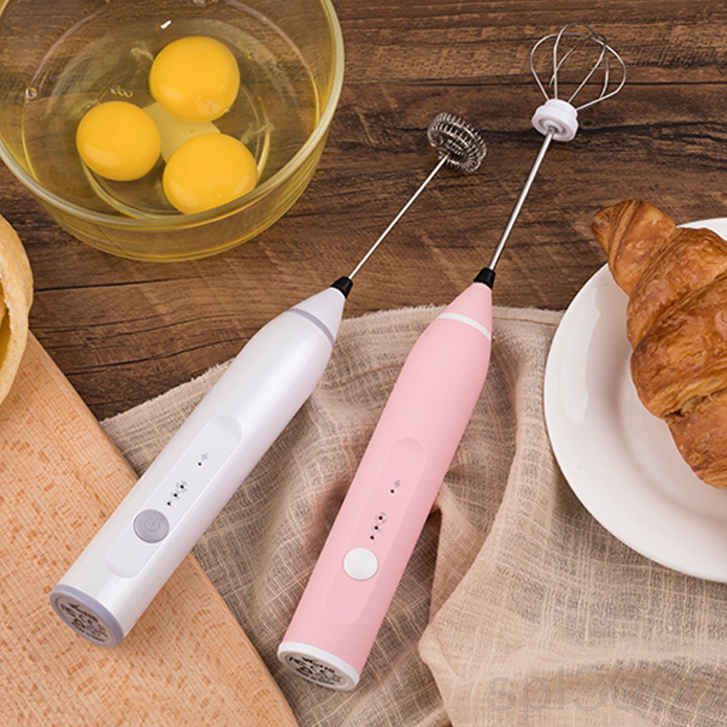 Máy Đánh Trứng / Tạo Bọt Sữa Tự Động Sạc Usb Tiện Dụng