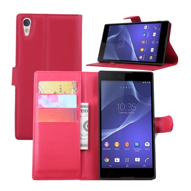 Bao da điện thoại tích hợp giá đỡ cho Sony Xperia T2 Ultra T3