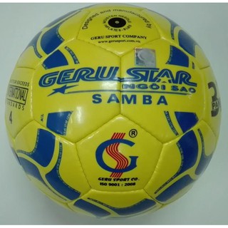 Quả bóng đá chính hãng Gerustar Samba khâu tay số 4