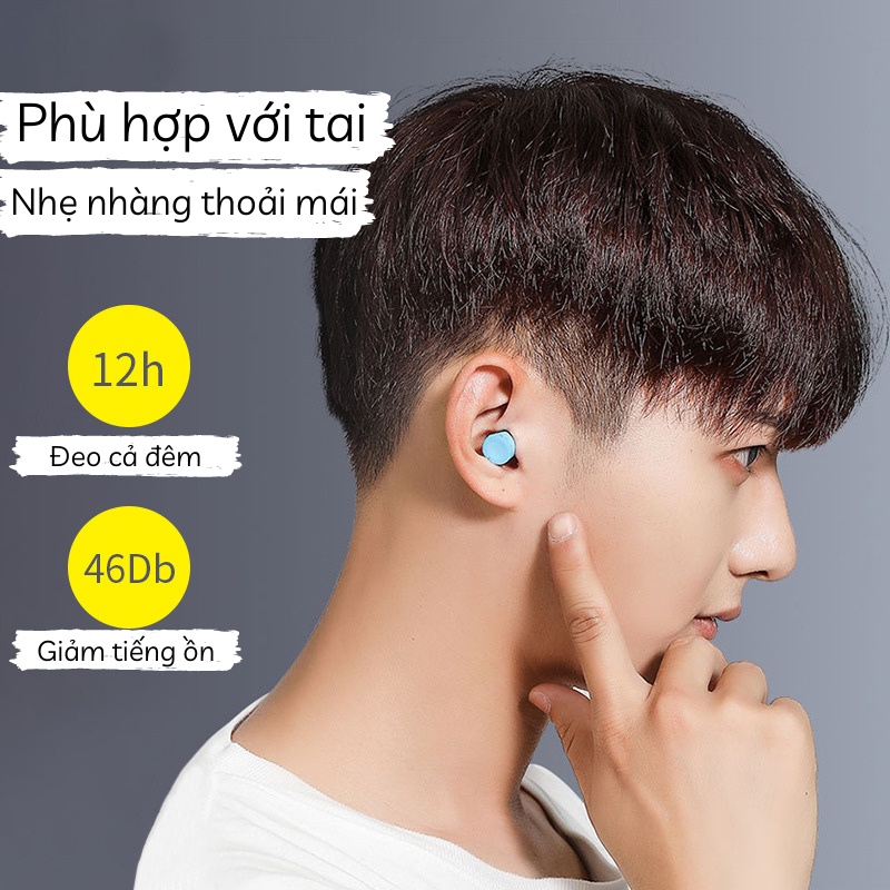 Nút bịt tai chống ồn thiết kế vừa vặn không làm đau tai, chất liệu an toàn cao cấp - Misu