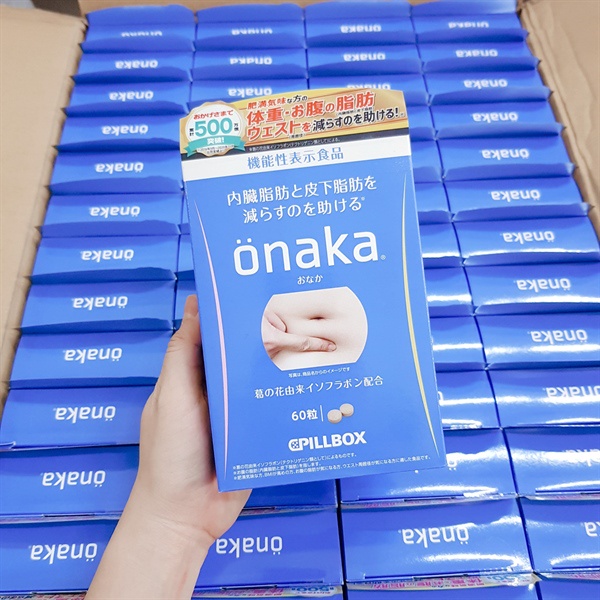 [CHÍNH HÃNG] Viên Hỗ Trợ Giảm Eo Bụng Onaka 60 Viên