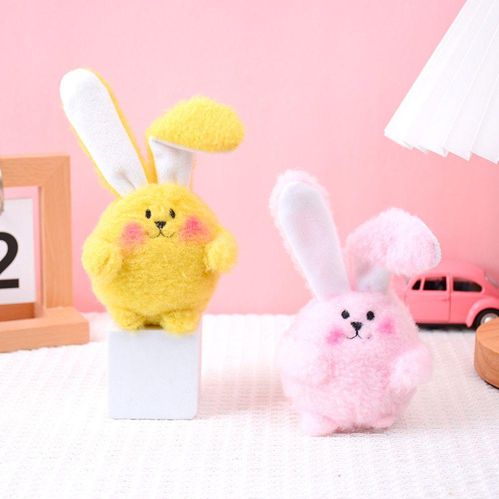 Móc Khóa Hình Thỏ Nhồi Bông Đáng Yêu