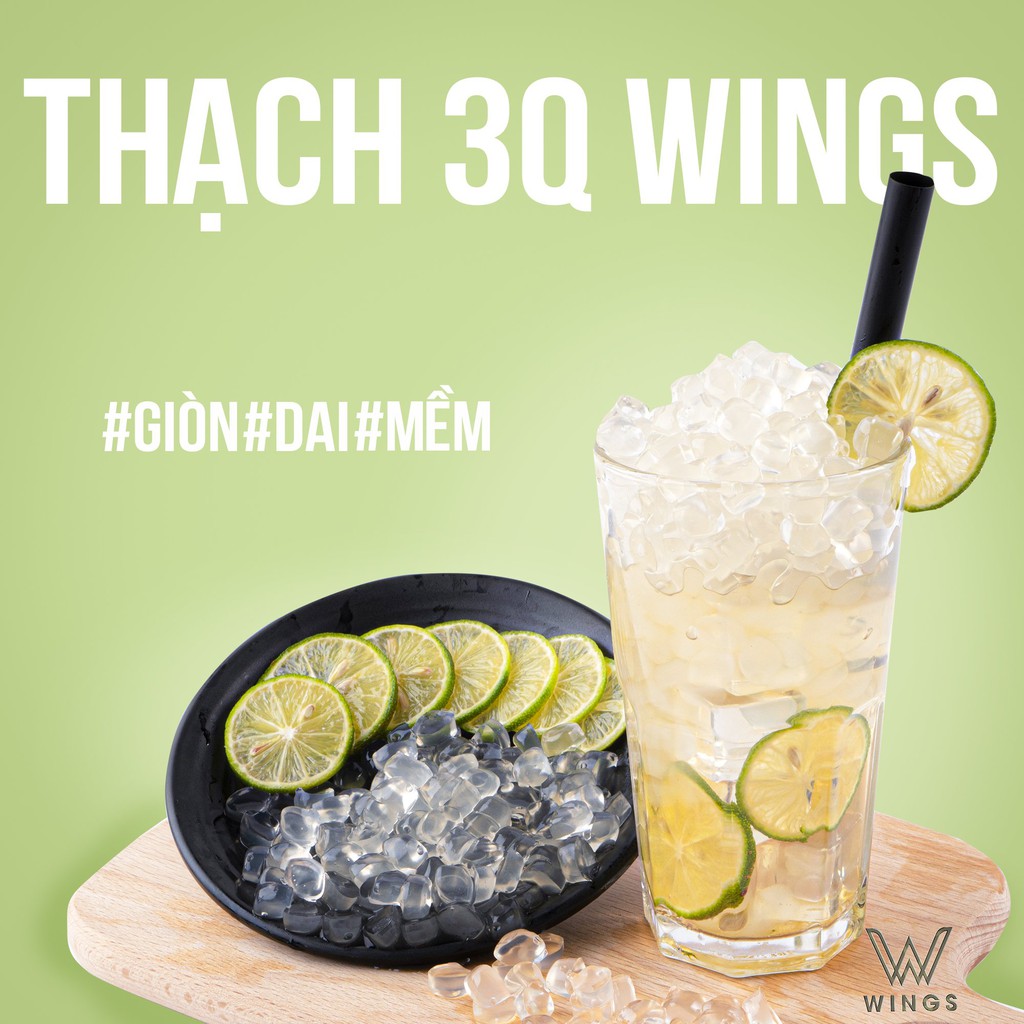 Thạch 3Q Wings Việt Nam - Gói 2kg