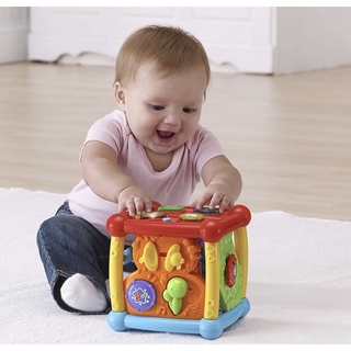 Khối đồ chơi vận động Vtech (VTech Busy Learners Activity Cube) hàng nhập Mỹ