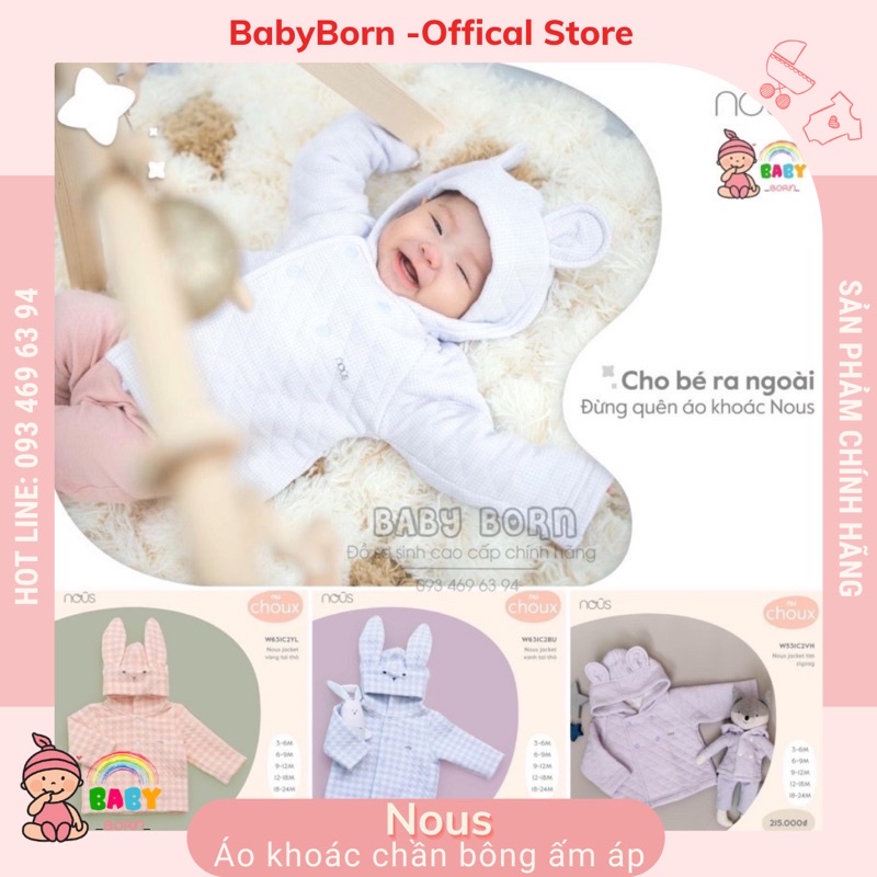 Nous - Áo khoác Jacket chần bông