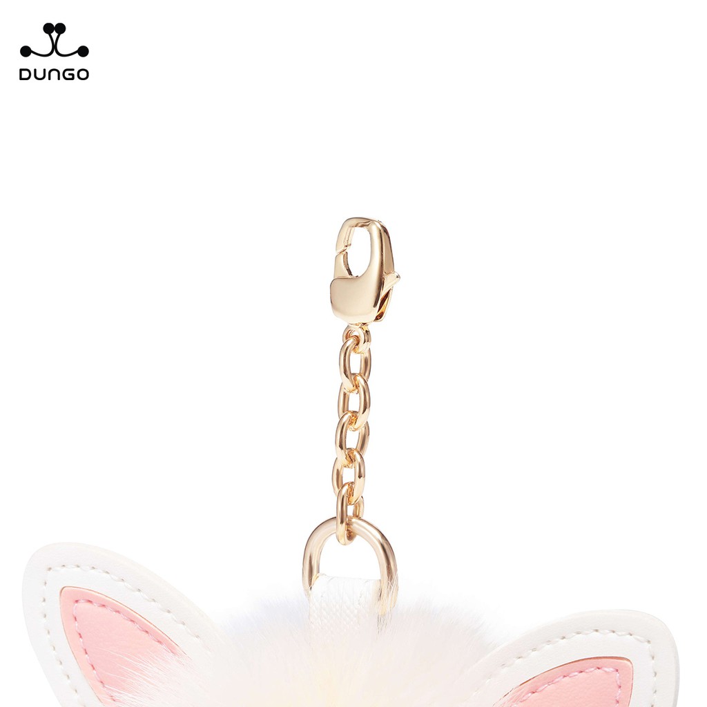 Charm Treo Tròn Tai Mèo Lông Trắng JUST STAR DU110125-48