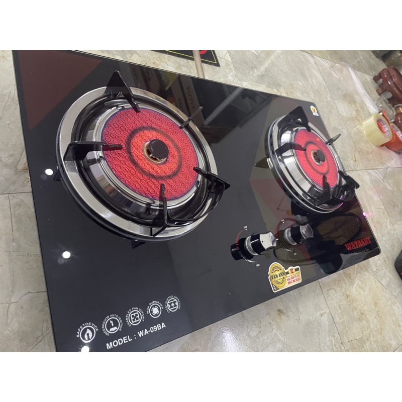 Bếp gas âm hồng ngoại Whatashi WA-09BA
