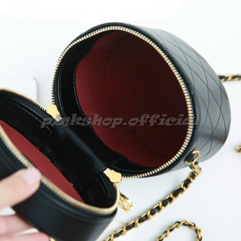 Túi đeo chéo nữ thời thượng , Túi xách nữ cao cấp hộp tròn 2 màu full box Pink Shop TSPS23 | BigBuy360 - bigbuy360.vn