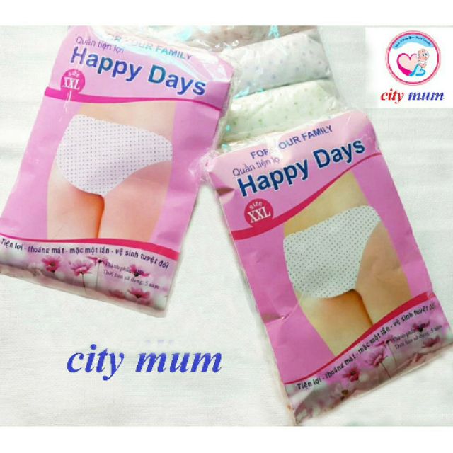 5 QUẦN LÓT  GIẤY MẶC MỘT  LẦN