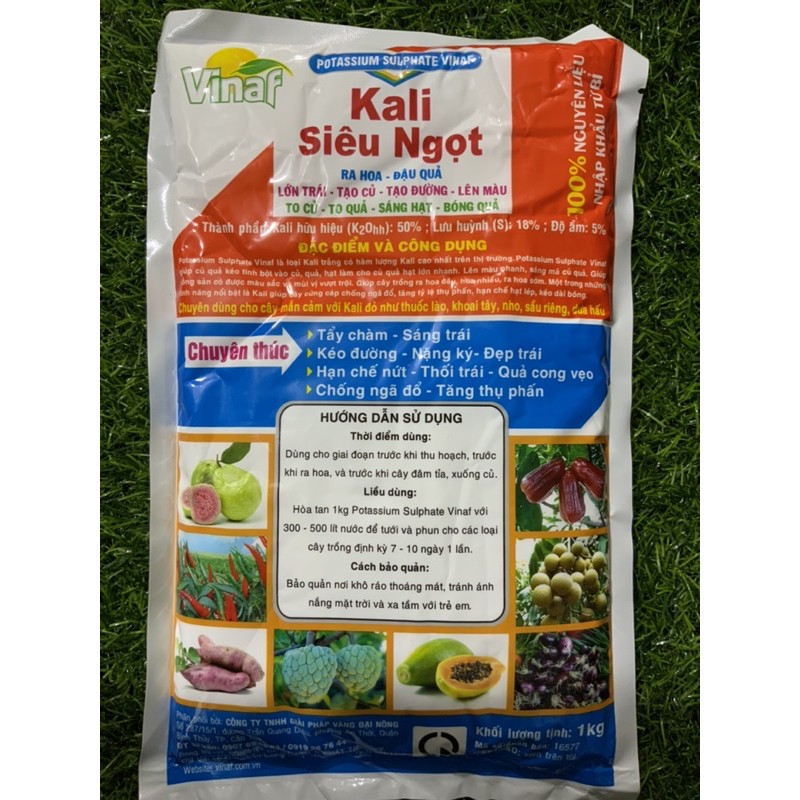 PHÂN BÓN KALI SIÊU NGỌT (1kg)