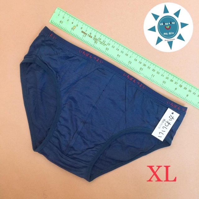 QUẦN LÓT NAM 100% cotton chuẩn NHẬT, 40-66KG mang vừa