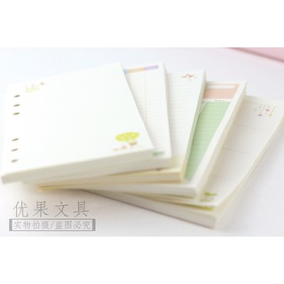 Giấy refill màu A5/A6 6 lỗ