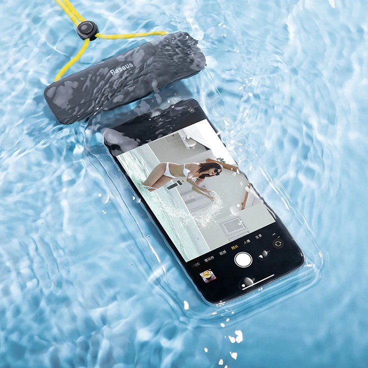 Túi chống nước dùng cho điện thoại Baseus Let''s go Slip Cover Waterproof Bag (for under 7.2 inch smartphone)