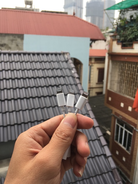 JACK CHUYỂN LIGHTNING SANG 3.5MM BÓC MÁY 100%