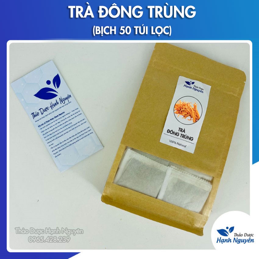Trà đông trùng hạ thảo (Bồi bổ sức khỏe, tăng sức đề kháng) - Thảo Dược Hạnh Nguyên
