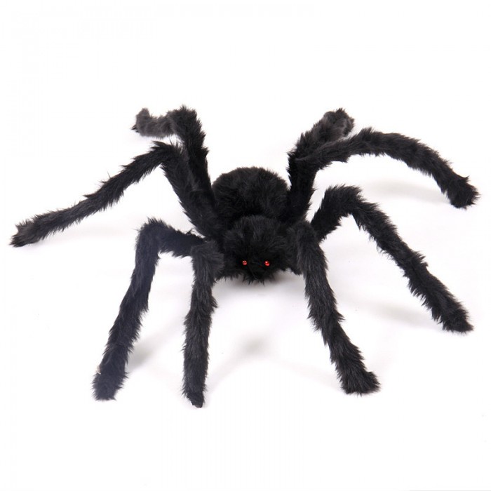 Nhện đen trang trí Halloween nhiều size