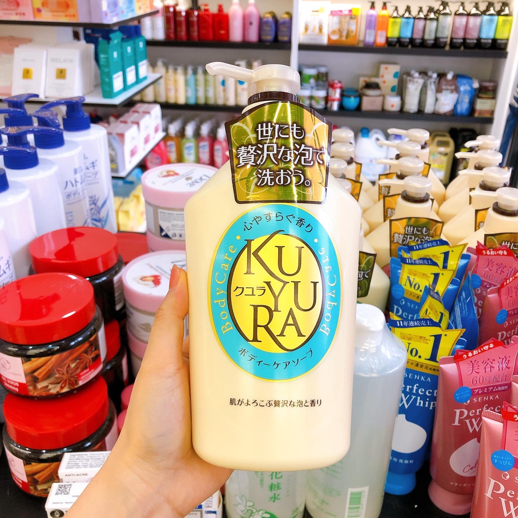 [Hàng chuẩn] Sữa tắm Kuyura shiseido 550ml Nhật Bản
