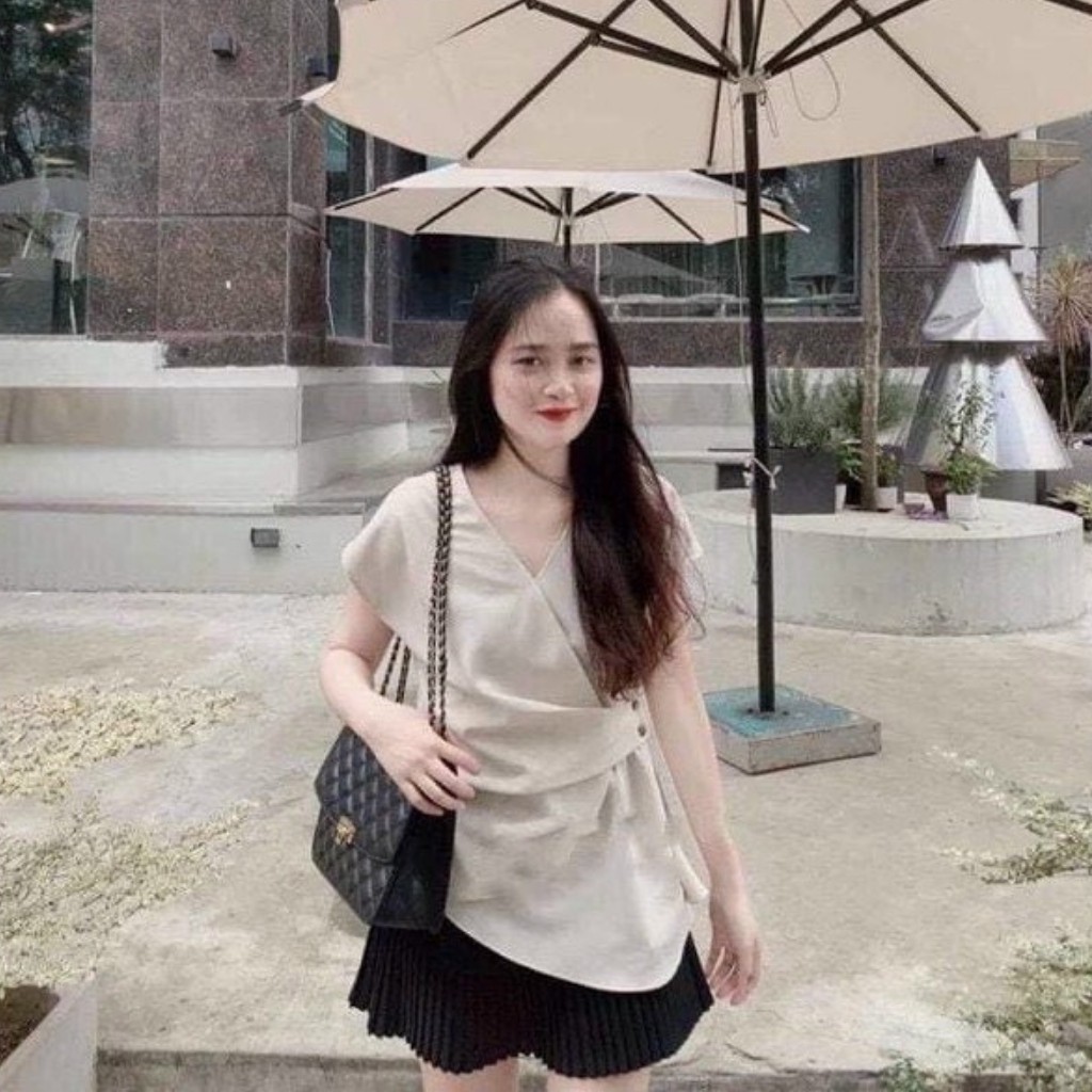 Chân váy đen ngắn xòe có lưng thun quần trong dập ly dễ mặc thời trang 2021 DUMISA CV02 | BigBuy360 - bigbuy360.vn