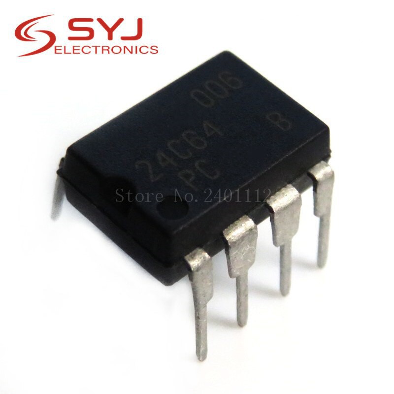 Bộ 10 Ic Chất Lượng Cao At24C64N At24C64An 24c64 24c64an At24C64 Dip-8 Eeprom