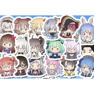 Sticker anime manga ma/ 30 hình dán hololive decal bóc dán