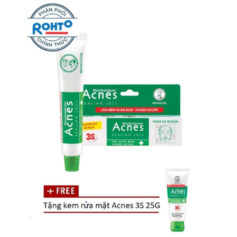 Gel ngừa mụn, kháng khuẩn Acnes Sealing Gel 3S 18g