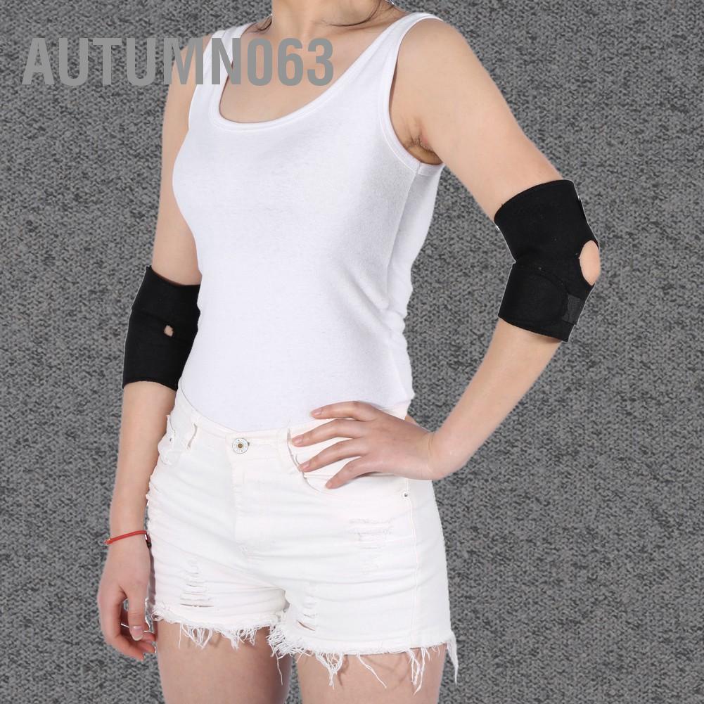 Autumn063 1 Pair Of Self-heating Tourmaline Elbow Support Brace Pad Health Care Arthritis Protector