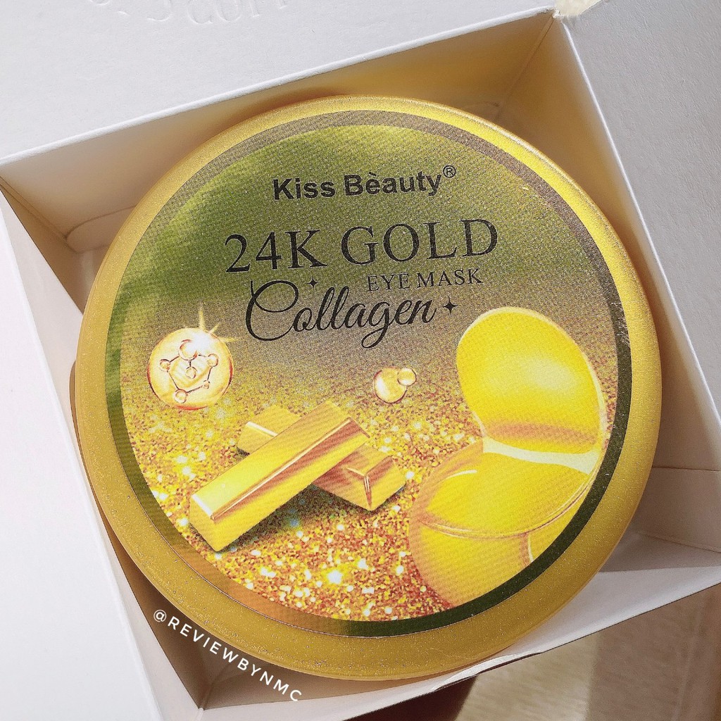 Nạ mắt 24k Gold Collagen Kiss Beauty hộp 60 miếng