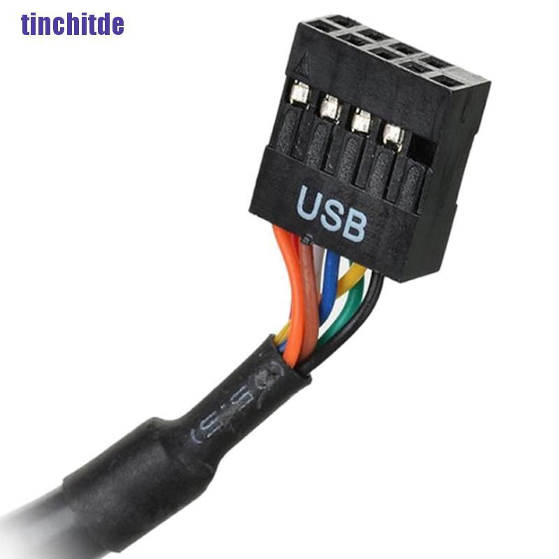 Dây Cáp Chuyển Đổi 19 / 20 Pin Usb 3.0 Female Sang 9 Pin Usb 2.0 Male