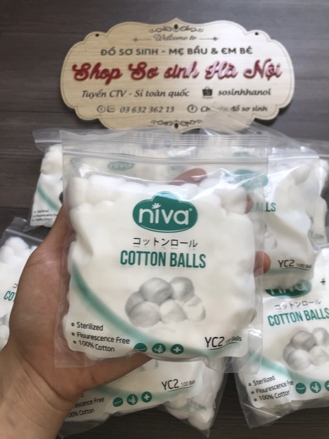 Bông bịt tai / nhét tai cho mẹ sau sinh niva