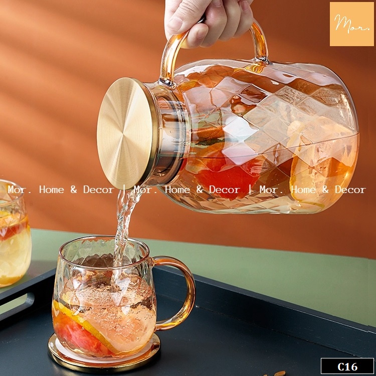 Cốc thủy tinh chịu nhiệt - Trám - C16