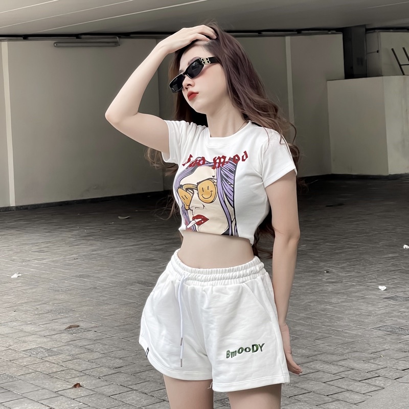 Quần Short thun BMOODY ……. Thêu nổi,Chất dày SIÊU CHẤT LƯỢNG | BigBuy360 - bigbuy360.vn