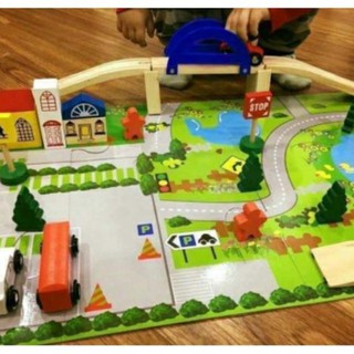 [ Hàng loại 1] Đồ chơi MÔ HÌNH GIAO THÔNG THÀNH PHỐ bằng gỗ