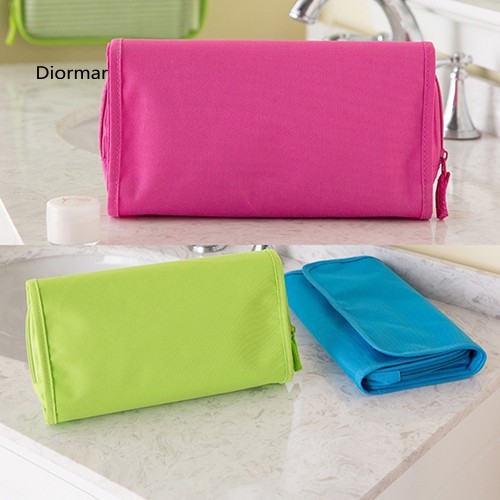 DOM_Waterproof Outdoor Travel Make Up Storage Clutch Handbag Foldable Hanging Bag