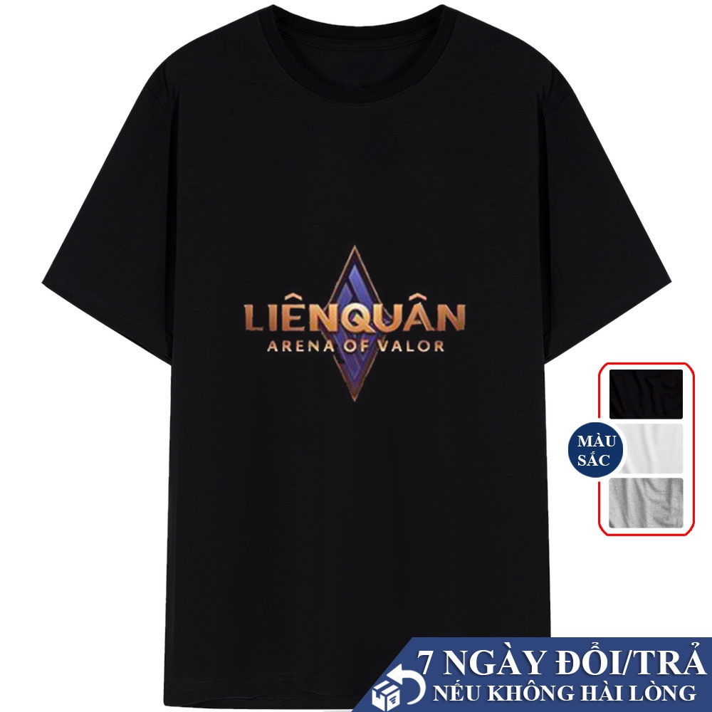 Áo Thun Tay Lỡ Liên Quân Mobile Cực Chất, Áo Phông Liên Quân Triệu Vân Cá Tính Đủ Màu Đen, Trắng, Xám,Xanh V43b