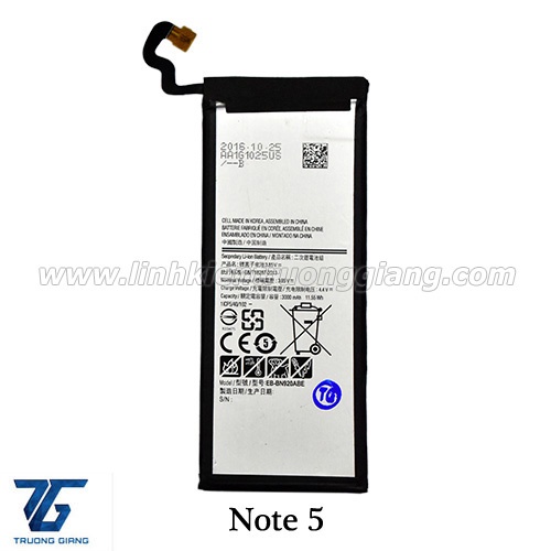 PIN SAMSUNG NOTE5 (EB-BN920ABE / 3000MAH)